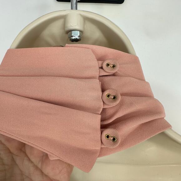 Shona Joy Core Knot Draped Dress Size 4 The Iconic Nude Pink Wedding Guest Party - Picture 6 of 10